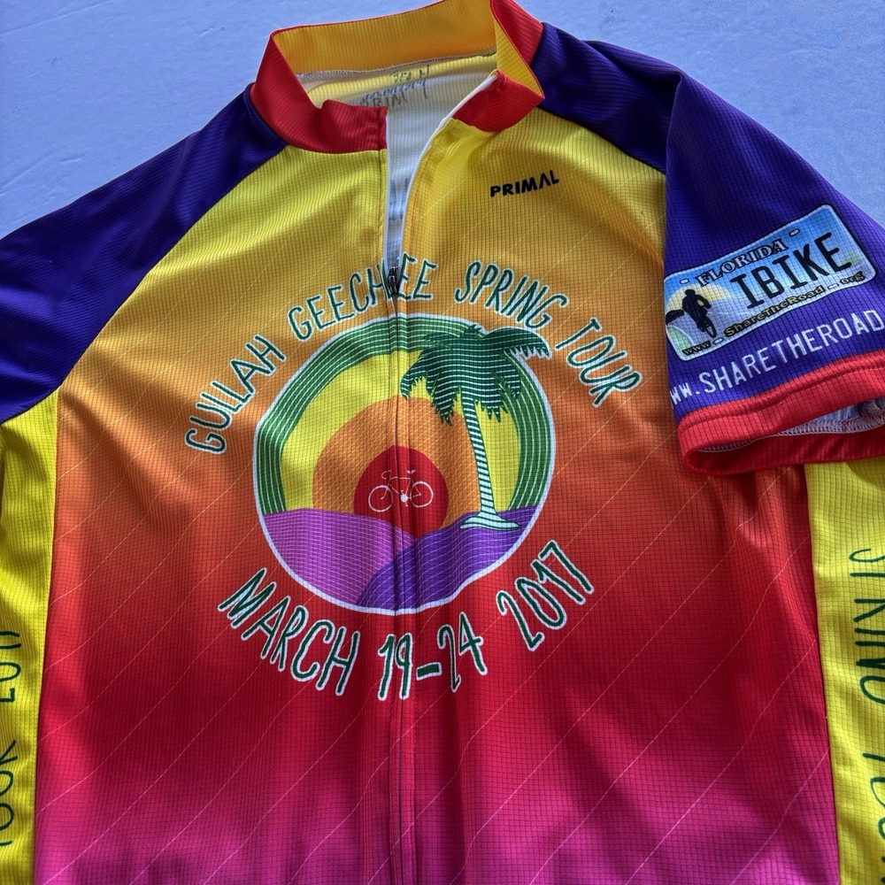 Primal‎ Gullah Geechee Spring Tour 2017 Cycling Jersey Men's Medium